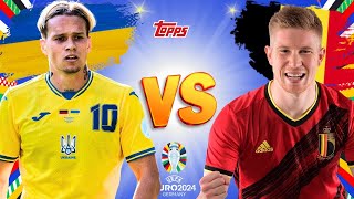 UKRAINE vs BELGIEN 😱🔥 EURO 2024 Sticker Orakel #34 Topps UEFA EURO 2024