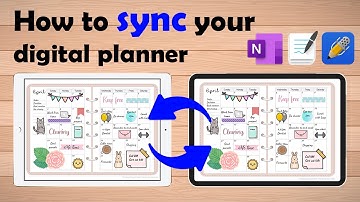 How to Sync your Digital Planner - OneNote, Goodnotes & Notability