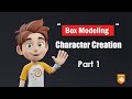 Modeling Character For Animation in Blender 3D Complete Process Part 1