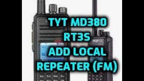 RT3S DUAL BAND DMR ADD A  ANALOGUE REPEATER TO CODE PLUG QUICK