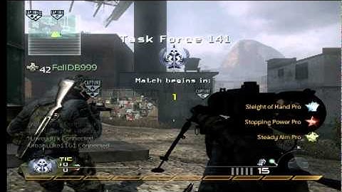 A cross map Throwing Knife MW2