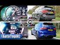BMW X3M Competition vs X5M Competition *0-250KM/H* ACCELERATION & SOUND by AutoTopNL