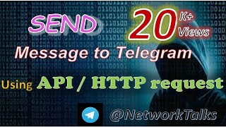 How to send messages to Telegram Group using API requests | Telegram API | Telegram BOT management screenshot 1