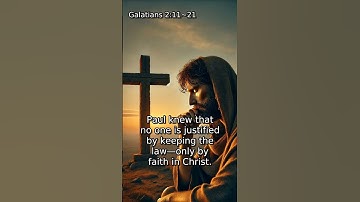 JUSTIFIED NOT BY THE LAW, BUT BY FAITH, Galatians 2:11~21 #ubf