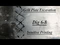 Gelli Plate Excavation - Dig 6-8 - Intuitive Gelli Printing