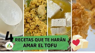 4 RECETAS con  TOFU: Fáciles, rápidas y DELICIOSAS