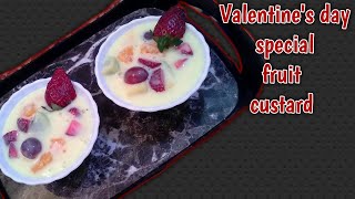 Fruit Custard Recipe in Tamil eng sub | Mixed Fruit Custard Recipe | Mixed Fruit Salad with Custard