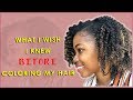 What I Wish I Knew Before Coloring My Natural Hair | 12 Days of SoDazzling Day 8