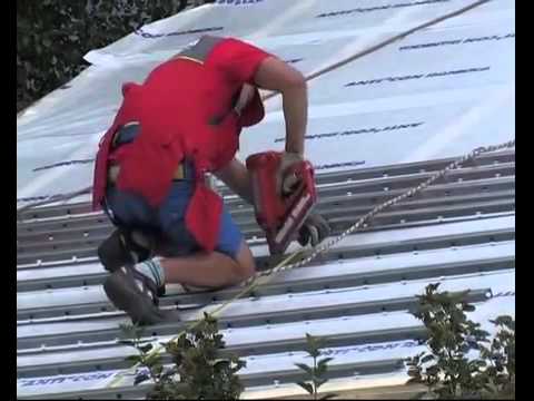 Видео инструкция по монтажу металлочерепицы Ruukki