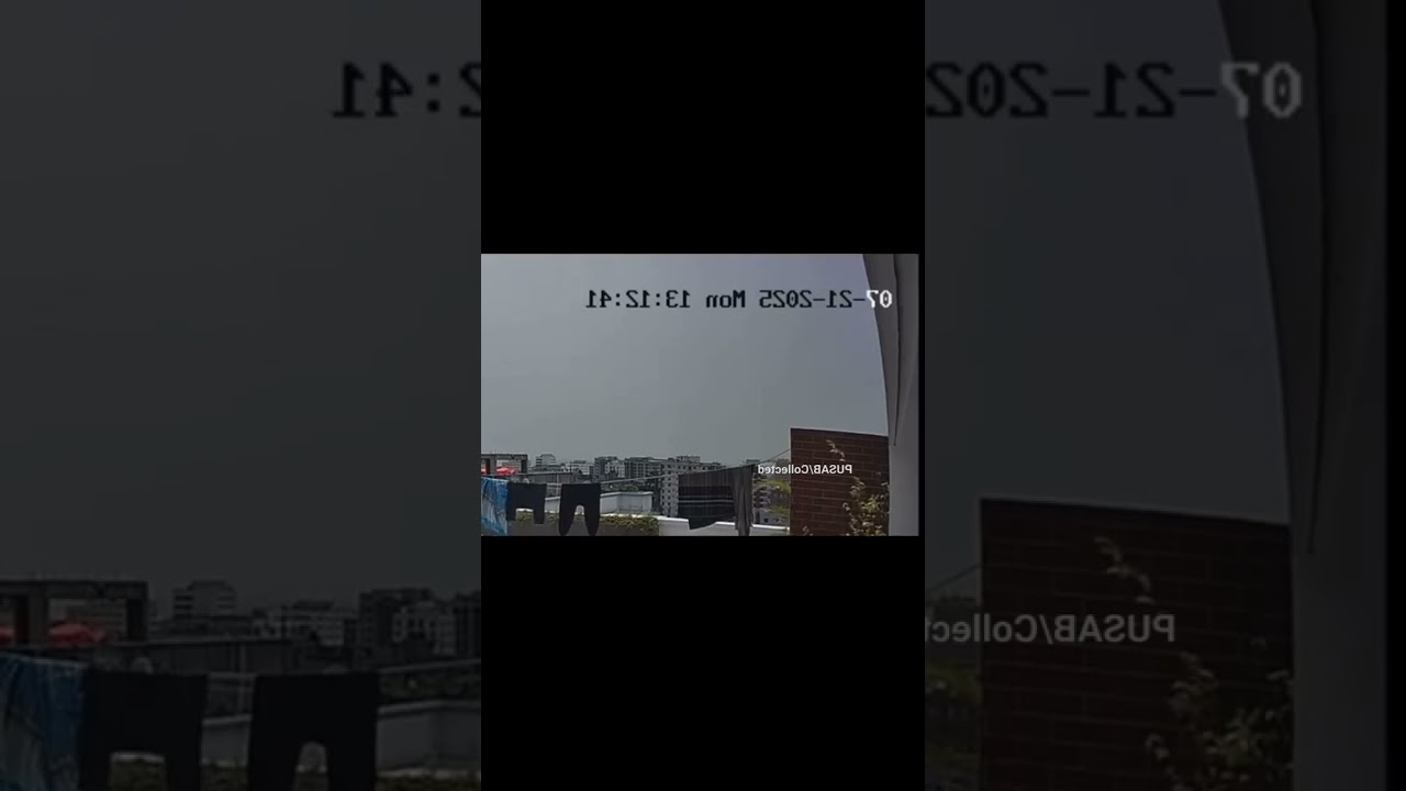 CcTv footage of Dhaka plane crush into a school | 