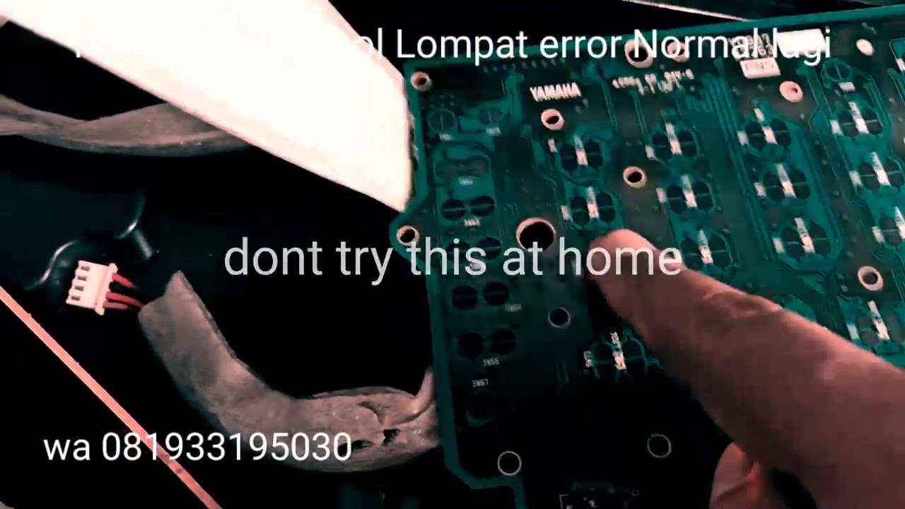 Yamaha psr s750 tombol lompat dan error' solved wa 081933195030 YouTube