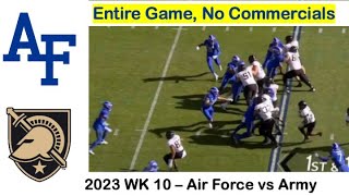 2023  Air Force vs Army  Full Game with No Commercials