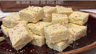 Fiji Style Barfi No Sugar Syrup | Easy Fiji Style Barfi