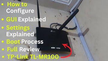 How to Configure TP-Link Router, TP-Link TL-MR100: Best WiFi Router? 4G LTE Router, Best SIM Router?