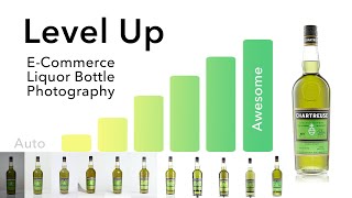 Level Up Lighting  ECommerce Product Photography for Liquor Bottles