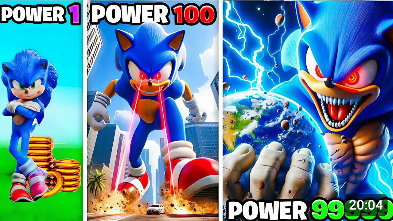 Upgrading Level 1 SONIC into Level 1,000,000,000 SONIC 3 in GTA 5!