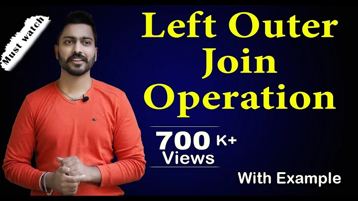 Lec-40: Left Outer Join operation with Example | Database Management System