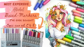 I FINALLY BOUGHT COPIC MARKERS!!! - Copic ciao set C & E 36 - [Product review]