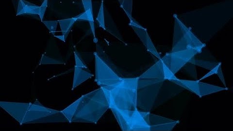 Plexus Blue Style Overlay Stock Motion Graphics