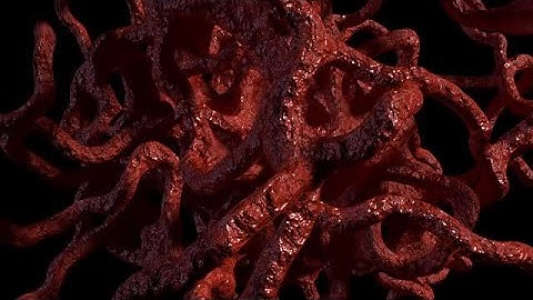 Growing Tentacle Creature Stock Motion Graphics