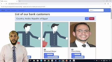 52 Nodejs MVC Knockout Project   FrontEnd   Edit Customer Data and Update his her data