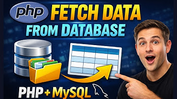 Fetch / Display Data from DATABASE in Tables using PHP #PHPMySQL #WebDevelopment #BackendDevelopment