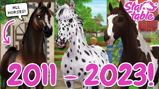 ALL STAR STABLE HORSES EVOLUTION! *2011-2023*