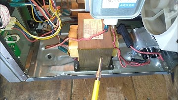Microoven Capacitor wiring . After Problem smoke inside microwave