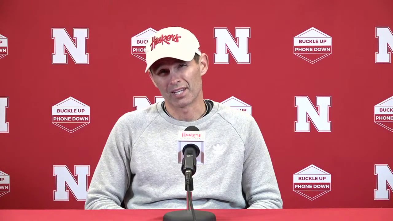 Nebraska Football Media Availability Nov. 17, 2020 YouTube