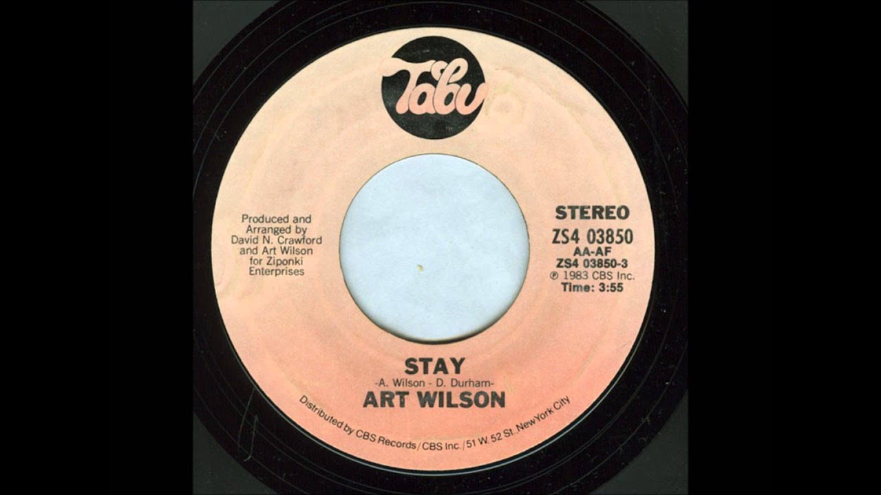 洋楽 ART WILSON /STAY/CAN'T NOBODY DO IT 7\