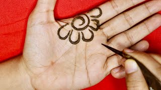 Easy Simple Mehndi Design For Front Hand | आसान शेडेड अरेबिक मेहंदी डिज़ाइन लगाना सीखे | Mehndi