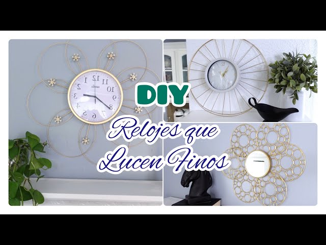 Relojes para decorar y cómo integrarlos en la decoración