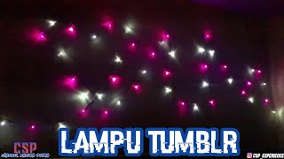 CANTIK DAN LUCU!!!REVIEW UNBOXING LAMPU TUMBRL LAMPU NATAL. 