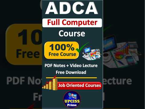 ADCA Course in Hindi | Full ADCA Computer Course Details | Best Computer Course