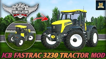 Download Real JCB Fastrac 3230 Tractor Mod by MAH Channel for Bus Simulator Indonesia v3.6.1