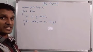 this Keyword in JAVA | this keyword in java with example | Java Programming | in Telugu