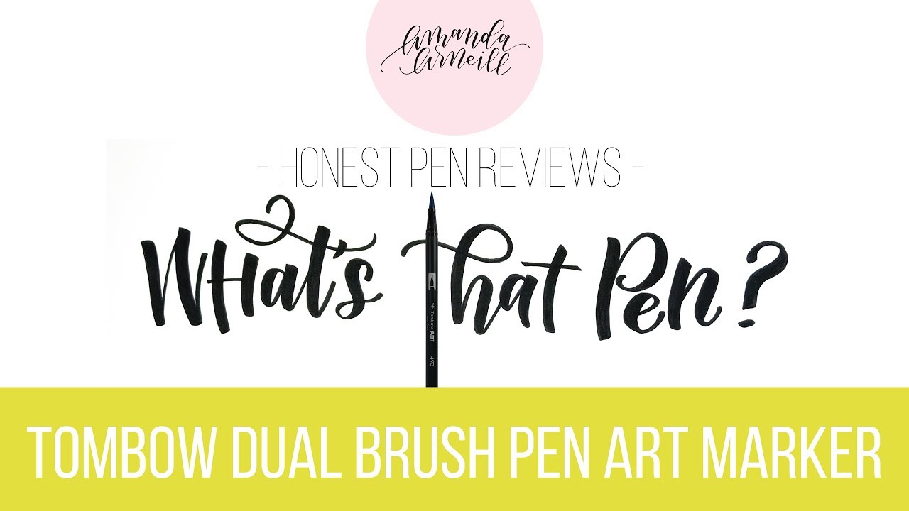 Tombow Dual Brush Pens: Review + Tips and Techniques — Square Lime Designs