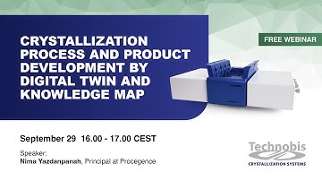 Webinar: Crystallization Process, Product Development and Scale-up by Digital Twin and Knowledge Map