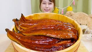 【大食い】分厚いうなぎのうな丼5合