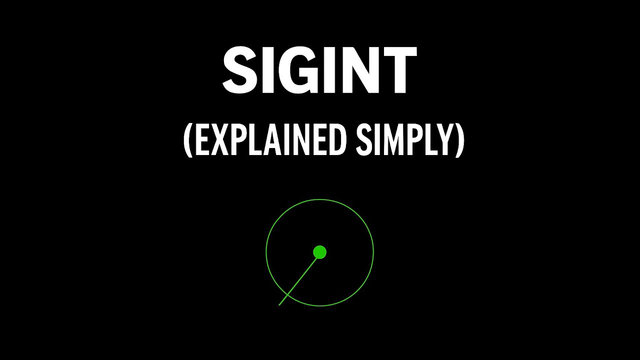 SIGINT (Explained Simply)