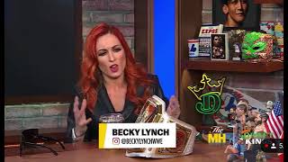 Becky lynch on the backstage altercation between her and Charlotte Flair (2/3)