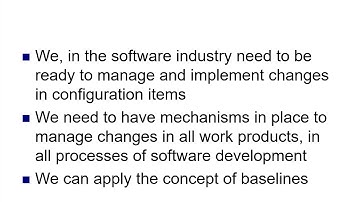 Software Configuration Management – 1
