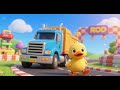 Baby Ducklings Big Toy Truck Race Nursery Rhymes Kids Songs
