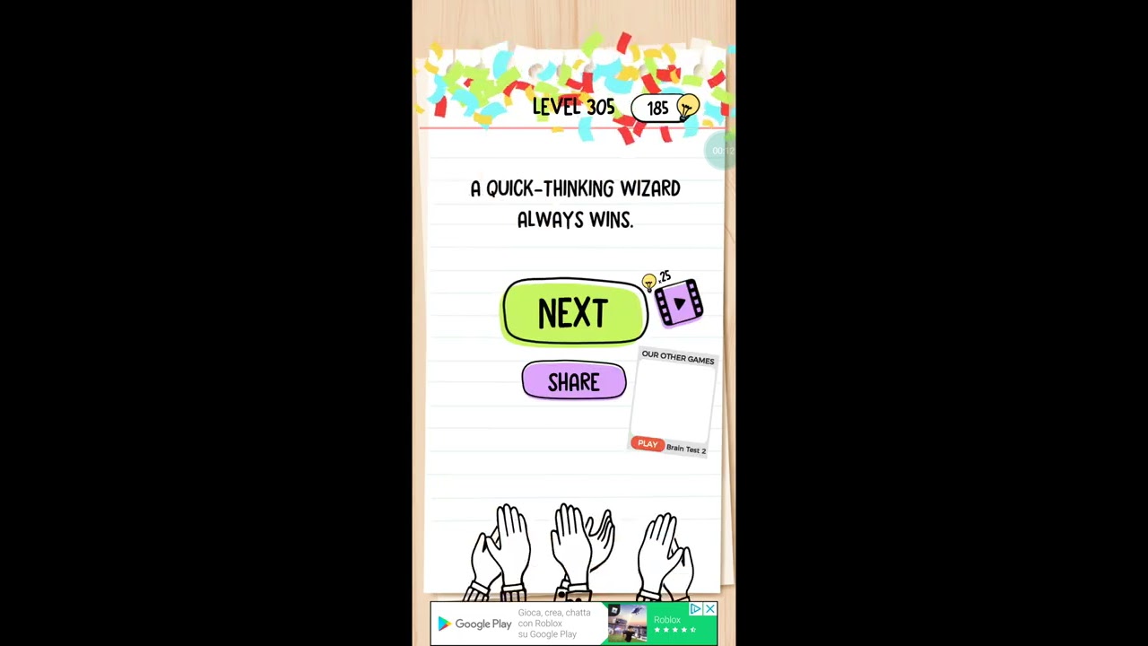 Brain Test: Tricky Puzzles - Levels 305 306 307 308 309 310 311 312 313 314 315 Walkthrough