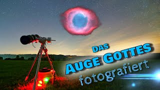 Ein gigantisches Auge am Nachthimmel - Der Helixnebel durch mein Teleskop [Astro-Vlog]