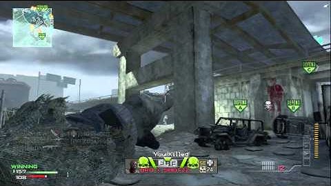 MW3: EPIC Throwing Knife Streak!!!