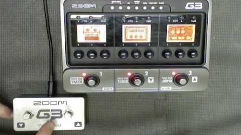 Zoom G3 G3X firmware 2.0 ashbass Patch Select Mod