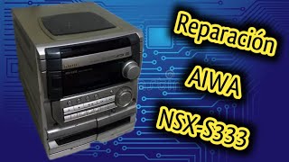 ✅Reparación de Bandeja de CD de Equipo de Sonido AIWA, Modelo NSX-S333.💯🇺🇾 Resimi