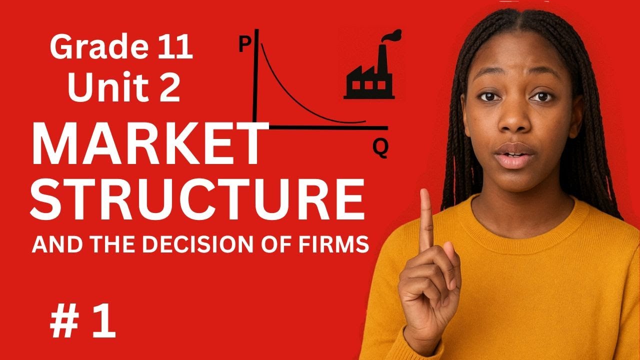 Grade 11 Economics unit 2-part 1 market structure and the decision of firms