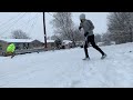 Sledding and Messing Around In The Snow!!! (tape 1)